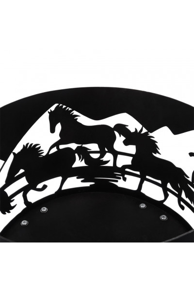 Очаг для костра Boyscout Кони d45 см 61296 Очаг для костра Boyscout Кони d45 см 61296