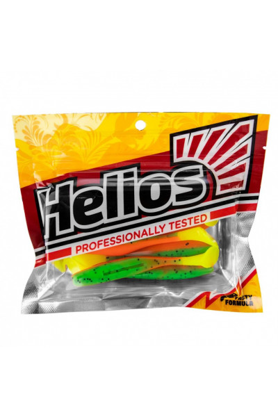 Виброхвост Helios Vigor 3,75/9.5 см, цвет Pepper Green & Orange LT 7 шт HS-6-032 Виброхвост Helios Vigor 3,75/9.5 см, цвет Pepper Green & Orange LT 7 шт HS-6-032