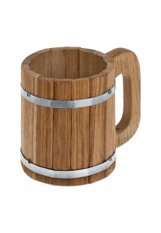 Кружка бондарная Банные Штучки дуб 0,5 л 33373