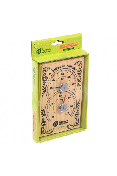 Термометр с гигрометром для бани и сауны Банная станция 18010 Термометр с гигрометром для бани и сауны Банная станция 18010