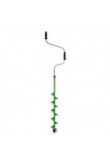 Ледобур Helios 130 Long (диаметр 130 мм) двуручный, левый, прямые ножи