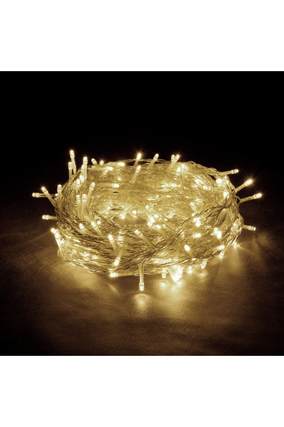 Уличная светодиодная гирлянда (теплый свет)Vegas Нить 48 LED (10 мигающих), 5 м, 24V 55005