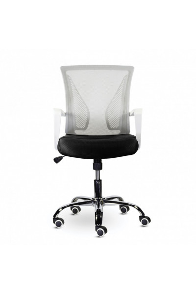 Кресло офисное Brabix Wings MG-306 ткань/сетка, черно-серое 532010 Кресло офисное Brabix Wings MG-306 ткань/сетка, черно-серое 532010