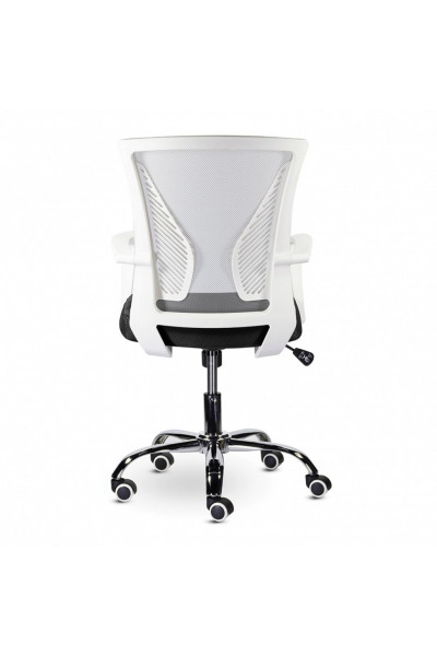 Кресло офисное Brabix Wings MG-306 ткань/сетка, черно-серое 532010 Кресло офисное Brabix Wings MG-306 ткань/сетка, черно-серое 532010