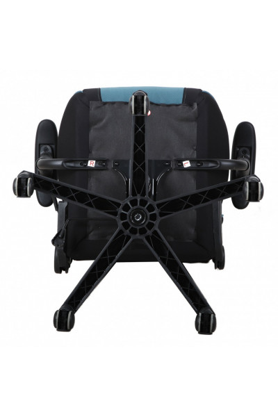 Кресло компьютерное Brabix GT Racer GM-100 ткань, черно-голубое 531818