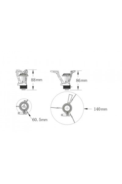 Газовая горелка Tramp TRG-044 Газовая горелка Tramp TRG-044