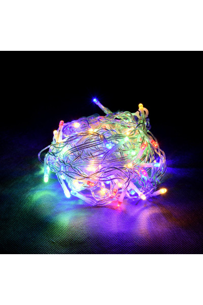 Уличная светодиодная гирлянда (мультиколор) Vegas Бахрома 72 LED, 18 нитей, 3х0,6 м, 24V 55089 Уличная светодиодная гирлянда (мультиколор) Vegas Бахрома 72 LED, 18 нитей, 3х0,6 м, 24V 55089