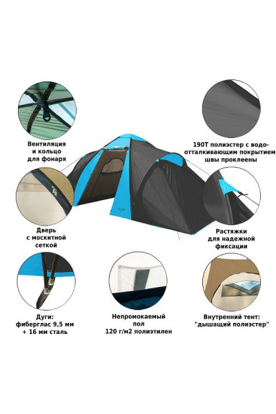 Палатка Green Glade Konda 4 Палатка Green Glade Konda 4
