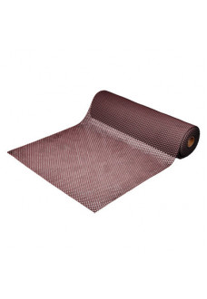 Противоскользящий коврик ПВХ Vortex Шашки 4,5 мм 0,9х10 м коричневый 24073