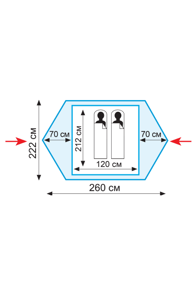 Палатка Tramp Colibri 2 (V2) Палатка Tramp Colibri 2 (V2)