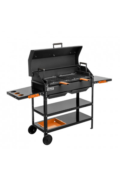 Мангал с крышкой Helios Smart-800 Люкс HS-GS-M804-L (4 места)