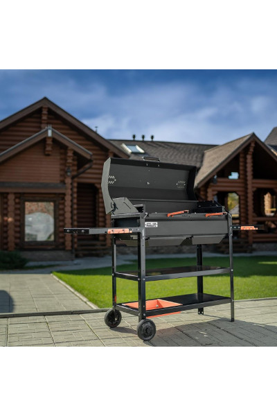 Мангал с крышкой Helios Smart-800 Люкс HS-GS-M804-L (4 места) Мангал с крышкой Helios Smart-800 Люкс HS-GS-M804-L (4 места)