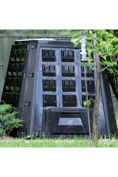 Компостер садовый 420 л Evogreen IKEV420C-S411 чёрный Компостер садовый 420 л Evogreen IKEV420C-S411 чёрный