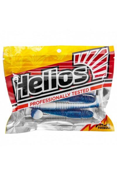 Виброхвост Helios Minoga 3,75/9.5 см, цвет Blue Sparkles & White 5 шт HS-17-026 Виброхвост Helios Minoga 3,75/9.5 см, цвет Blue Sparkles & White 5 шт HS-17-026