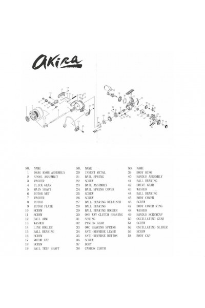 Катушка безынерционная Helios Akira 4000F 4bb HS-AK4000F