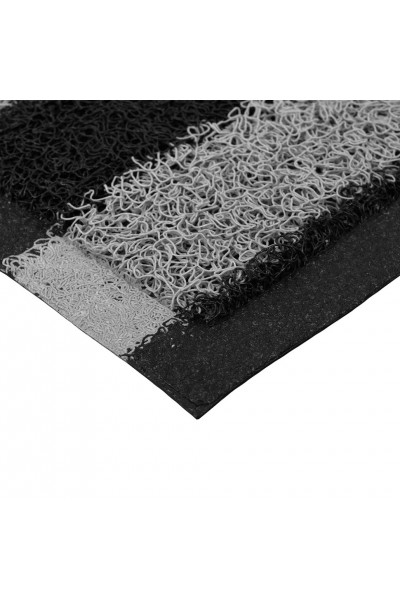 Коврик придверный пористый Vortex 40*60 черно-серые полосы 22408 Коврик придверный пористый Vortex 40*60 черно-серые полосы 22408