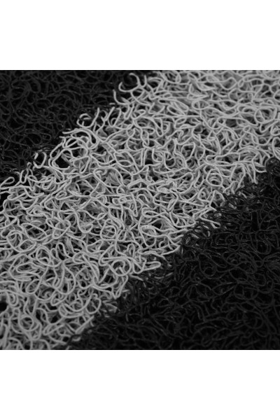 Коврик придверный пористый Vortex 40*60 черно-серые полосы 22408 Коврик придверный пористый Vortex 40*60 черно-серые полосы 22408