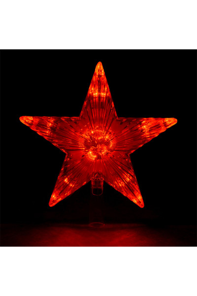 Верхушка на елку светодиодная для дома Vegas Звезда 10 красных LED, 3м, 15х15 см, 220V 55097 Верхушка на елку светодиодная для дома Vegas Звезда 10 красных LED, 3м, 15х15 см, 220V 55097