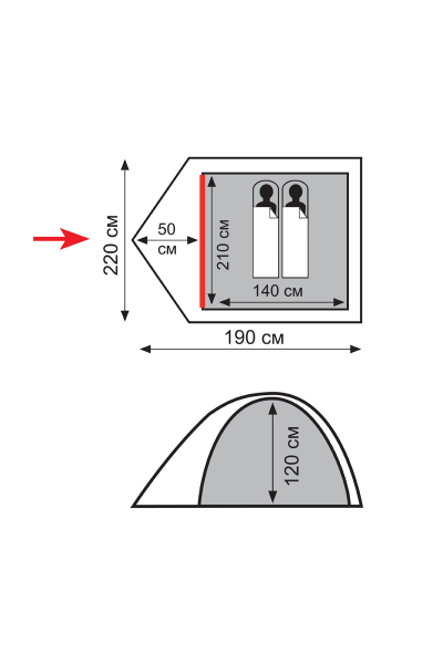 Палатка Totem Tepee 2 (V2) Палатка Totem Tepee 2 (V2)