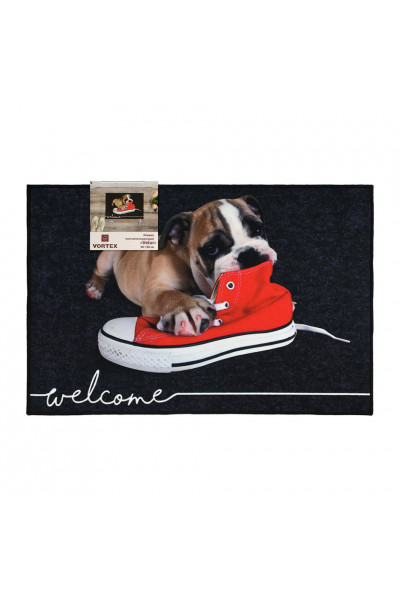 Коврик влаговпитывающий Vortex Velur Щенок 40х60 см 24238 Коврик влаговпитывающий Vortex Velur Щенок 40х60 см 24238