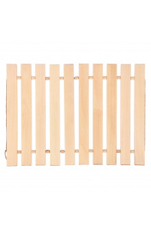 Коврик деревянный для бани и сауны Банные Штучки липа 32134