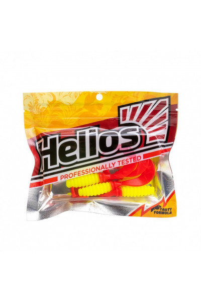 Твистер Helios Credo 2,35/6,0 см, цвет Acid lemon & Red 7 шт HS-10-029 Твистер Helios Credo 2,35/6,0 см, цвет Acid lemon & Red 7 шт HS-10-029