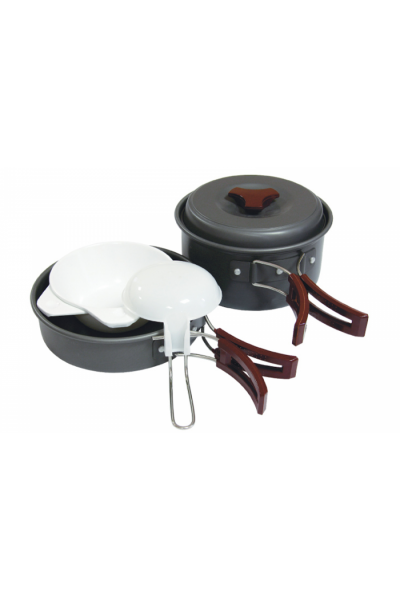 Набор туристической посуды Tramp алюминий TRC-025