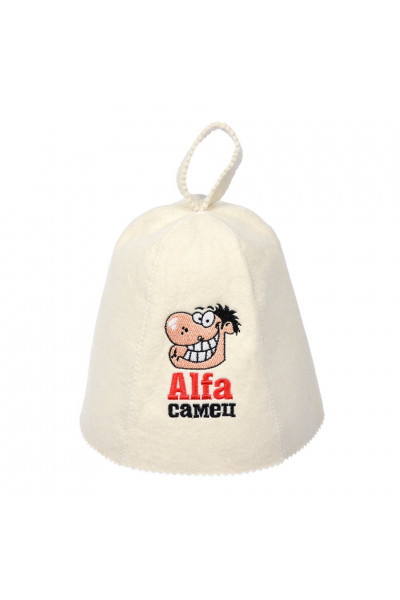 Шапка для бани Банные Штучки Alfa самец 41144 Шапка для бани Банные Штучки Alfa самец 41144