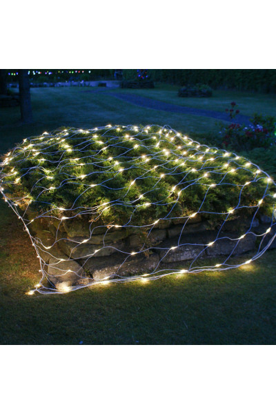 Уличная светодиодная гирлянда (теплый свет) Vegas Сеть 144 LED, 1,2х1,5 м, 24V 55030 Уличная светодиодная гирлянда (теплый свет) Vegas Сеть 144 LED, 1,2х1,5 м, 24V 55030