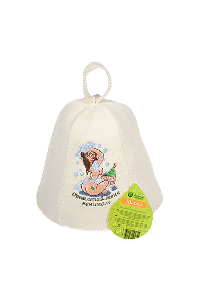 Шапка для бани Банные Штучки Отшлепай меня веником 41147