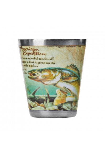 Фляжка и набор стопок Рыба 210 мл А02 Фляжка и набор стопок Рыба 210 мл А02