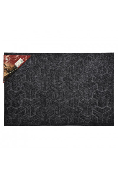 Коврик придверный Vortex Greek на резиновой подложке 40х60 см серый 20101 Коврик придверный Vortex Greek на резиновой подложке 40х60 см серый 20101