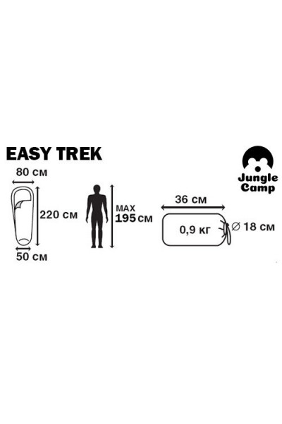 Спальный мешок Jungle Camp Easy Trek (70921) Спальный мешок Jungle Camp Easy Trek (70921)