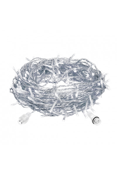 Уличная светодиодная гирлянда (холодный свет) Vegas Занавес 96 LED, 6 нитей, 1х2 м, 24V 55019