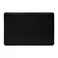 Коврик резиновый придверный Vortex Антиусталость 60х90 см черный 24248