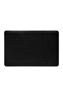 Коврик резиновый придверный Vortex Антиусталость 60х90 см черный 24248