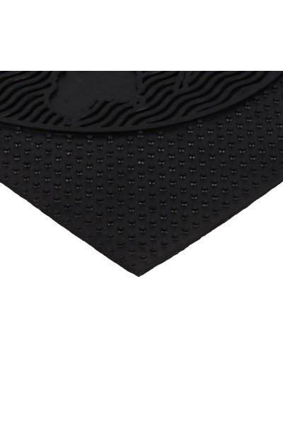 Коврик резиновый придверный Vortex Континенты 40х60 см черный 22459 Коврик резиновый придверный Vortex Континенты 40х60 см черный 22459