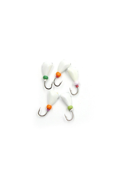 Мормышка литая Яман Дрейссена Бол., 0,4 г, Kumho №25, цвет бел. с/накопит. (5 шт.) Я-МР1670 Мормышка литая Яман Дрейссена Бол., 0,4 г, Kumho №25, цвет бел. с/накопит. (5 шт.) Я-МР1670