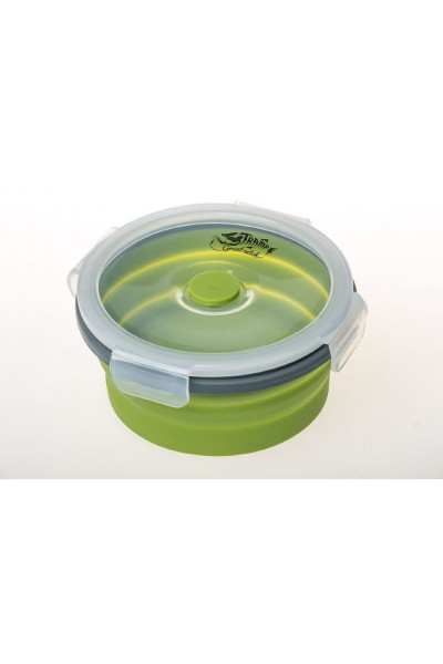 Контейнер Tramp складной силиконовый с крышкой 550мл TRC-088 Контейнер Tramp складной силиконовый с крышкой 550мл TRC-088