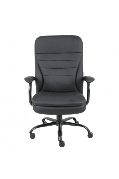 Кресло руководителя Brabix Premium Heavy Duty HD-001 до 200 кг, экокожа, черное 531015 Кресло руководителя Brabix Premium Heavy Duty HD-001 до 200 кг, экокожа, черное 531015