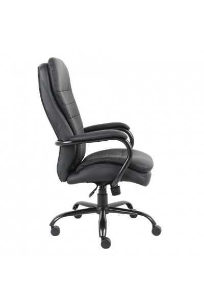 Кресло руководителя Brabix Premium Heavy Duty HD-001 до 200 кг, экокожа, черное 531015 Кресло руководителя Brabix Premium Heavy Duty HD-001 до 200 кг, экокожа, черное 531015