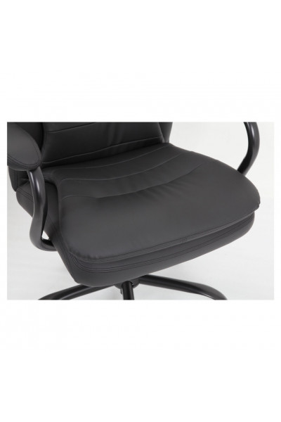 Кресло руководителя Brabix Premium Heavy Duty HD-001 до 200 кг, экокожа, черное 531015 Кресло руководителя Brabix Premium Heavy Duty HD-001 до 200 кг, экокожа, черное 531015