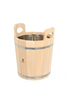 Запарник Банные Штучки с нержавеющей вставкой, липа 12 л 33218