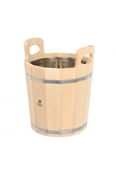 Запарник Банные Штучки с нержавеющей вставкой, липа 12 л 33218