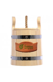 Кадка для воды и солений Банные Штучки с крышкой и гнетом липа 3 л 32700