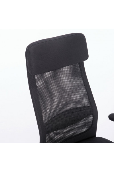 Кресло офисное Brabix Flight EX-540 сетка/ткань, черное 531847 Кресло офисное Brabix Flight EX-540 сетка/ткань, черное 531847