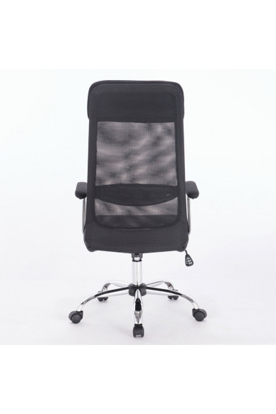 Кресло офисное Brabix Flight EX-540 сетка/ткань, черное 531847 Кресло офисное Brabix Flight EX-540 сетка/ткань, черное 531847
