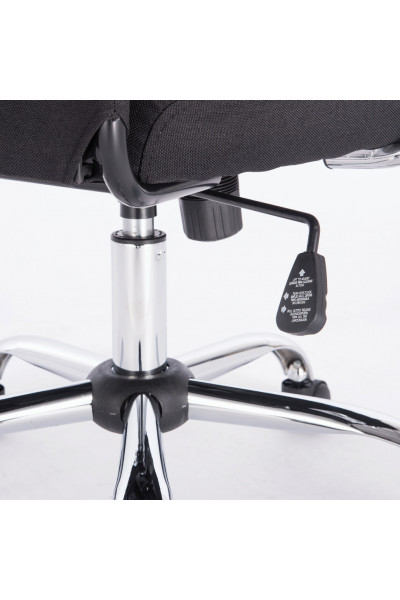 Кресло офисное Brabix Flight EX-540 сетка/ткань, черное 531847 Кресло офисное Brabix Flight EX-540 сетка/ткань, черное 531847