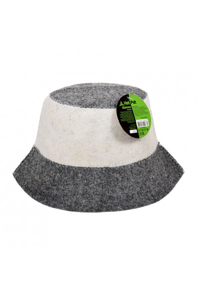 Шапка для бани Hot Pot Панама (войлок) 41188 Шапка для бани Hot Pot Панама (войлок) 41188