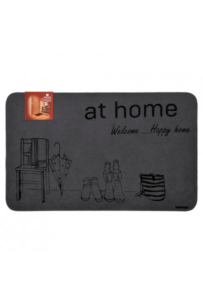 Коврик придверный Vortex Счастливый дом 50х80 см 22396 Коврик придверный Vortex Счастливый дом 50х80 см 22396